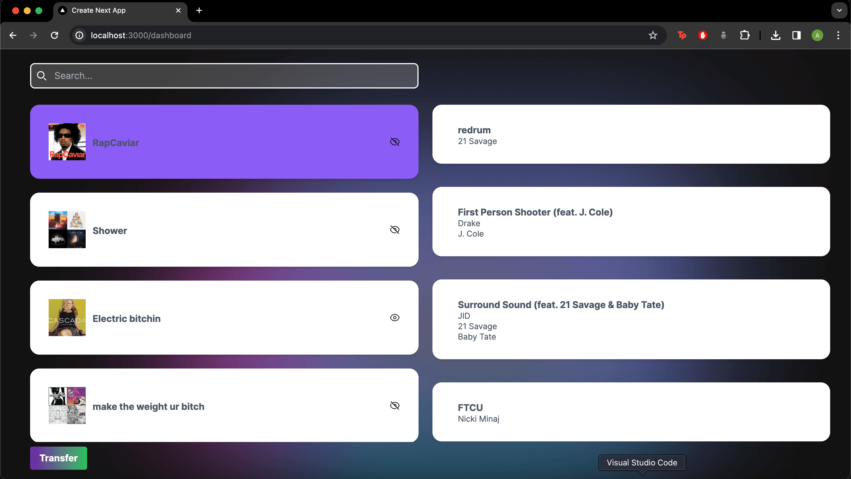 Spotify to YT Music Playlist Sync App screenshot